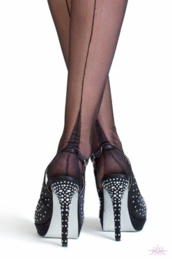 Gio Point Heel Fully Fashioned Stockings -Mayfair Stockings Gio stockings mayfair 4