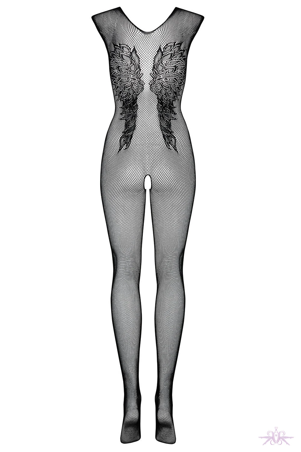 Obsessive Wing Motif Fishnet Bodystocking 7 Obsessive Wing Motif Fishnet Bodystocking - Image 5