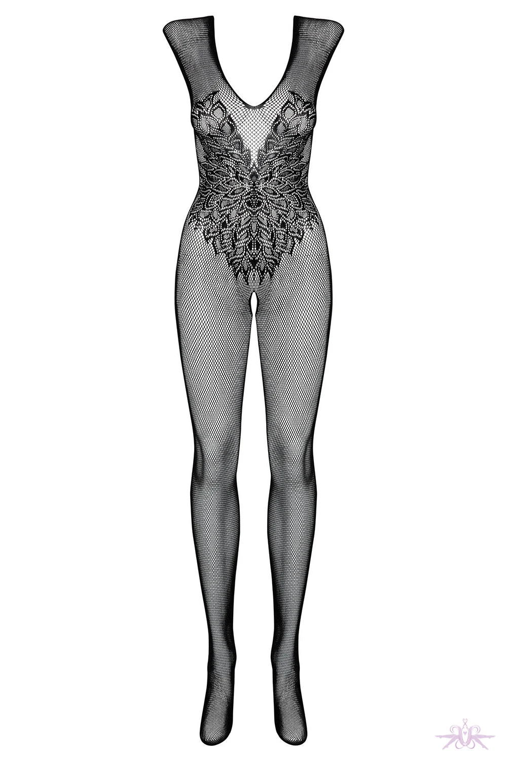 Obsessive Wing Motif Fishnet Bodystocking 9 Obsessive Wing Motif Fishnet Bodystocking - Image 7
