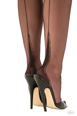 Gio Harmony Point Heel Fully Fashioned Stockings -Mayfair Stockings Mayfair Stockings harmony point stockings 3