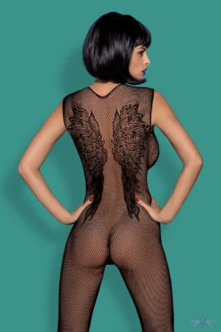 Obsessive Wing Motif Fishnet Bodystocking 12 Obsessive Wing Motif Fishnet Bodystocking -Mayfair Stockings Mayfair Stockings karuzela 0041 obsessive bodystocking n112 back 1