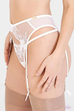 Bluebella Marseille White Suspender Belt -Mayfair Stockings Mayfair Stockings41550 08 1024x1024 9