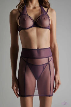 Maison Close L'Amoureuse Violet Orchid Suspender Skirt -Mayfair Stockings Mayfair Stockings560705 l amoureuse pourpre 0637 4 2000x2000 5