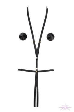 Maison Close Jeux Magnetiques Harness And Nipple Covers -Mayfair Stockings Mayfair Stockings608628 ghost Edit 60