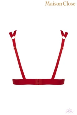 Maison Close Tapage Nocturne Red Cupless Triangle Bra 23 Maison Close Tapage Nocturne Red Cupless Triangle Bra -Mayfair Stockings Mayfair Stockings608647 ghost 2 21