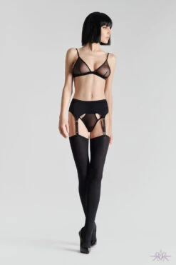 Maison Close Pure Tentation Black Garter Belt -Mayfair Stockings Mayfair Stockings608795 pure tentation noir 0870 2560x3840 crop center 128