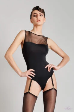 Maison Close Madame Reve Bodysuit With Suspenders