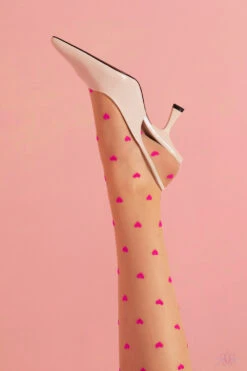 Fiore Love Booster Stockings -Mayfair Stockings Mayfair StockingsLOVEBOOSTER pink 16