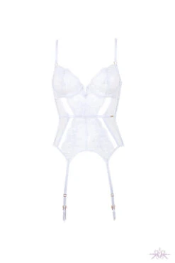 BLUEBELLA Bluebela Marseille White Basque 22 BLUEBELLA Bluebela Marseille White Basque -Mayfair Stockings Mayfair StockingsMarseilleWiredBasqueWhite0113350 10