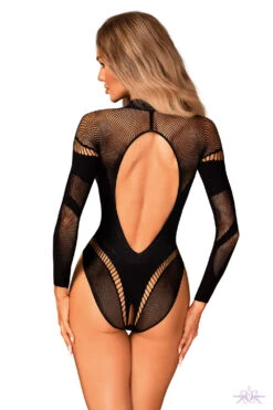 Obsessive Long Sleeved Open Bodysuit 9 Obsessive Long Sleeved Open Bodysuit -Mayfair Stockings Mayfair StockingsObsessive B135 teddy aab 5