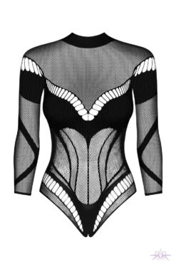Obsessive Long Sleeved Open Bodysuit 12 Obsessive Long Sleeved Open Bodysuit -Mayfair Stockings Mayfair StockingsObsessive B135 teddy pwf 2