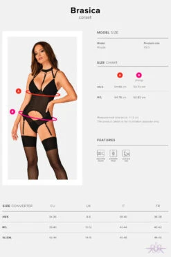 Obsessive Brasica Black Corset And Briefs 15 Obsessive Brasica Black Corset And Briefs -Mayfair Stockings Mayfair StockingsObsessive brasica corset 25