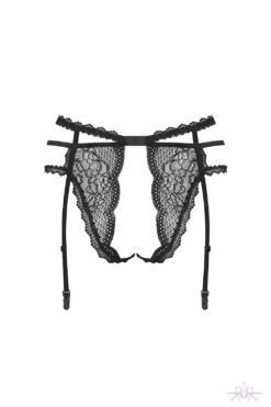 Obsessive Pearlove Crotchless Suspender Belt -Mayfair Stockings Mayfair StockingsObsessive pearlove garter belt back packshot 43