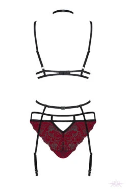 Obsessive Sugestina 3 Piece Set -Mayfair Stockings Mayfair StockingsObsessive sugestina set back packshot 1