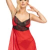 Irall Oriana Red Babydoll 1 Irall Oriana Red Babydoll -Mayfair Stockings Mayfair StockingsOrianababydollred 1
