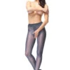 MissO 20 Denier Shiny Open Crotch Navy Tights -Mayfair Stockings Mayfair StockingsP101 darkblue1 3
