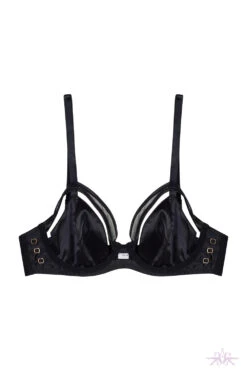Playful Promises Charlie Cut-Out Plunge Bra -Mayfair Stockings Mayfair StockingsPP3203 F F 5
