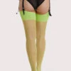 Playful Promises Lime Green Vintage Seamed Stockings -Mayfair Stockings Mayfair StockingsPPS112 C 4 6