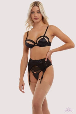 Playful Promises Charlie Cut-Out Plunge Bra -Mayfair Stockings Mayfair StockingsPPSB3203 C 5 19