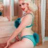 Playful Promises Bettie Page Powder Puff Teal Brief -Mayfair Stockings Mayfair Stockingsbettie page lingerie brief teal powder puff brief 30401397620784 2000x 6