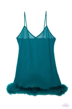Playful Promises Bettie Page Feather Trim Teal Babydoll 9 Playful Promises Bettie Page Feather Trim Teal Babydoll -Mayfair Stockings Mayfair Stockingsbettie page lingerie nightwear teal feather trim babydoll 30498541043760 2000x 4
