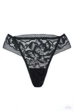 Jolidon Rock DJ Black Lace Thong 18 Jolidon Rock DJ Black Lace Thong -Mayfair Stockings Mayfair Stockingsd2237 d2237.neg 1 85