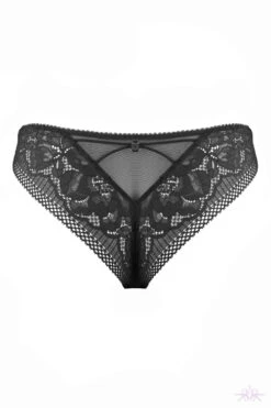 Jolidon Rock DJ Black Lace Brazilian Knicker -Mayfair Stockings Mayfair Stockingsd2239 d2239.neg 4 79