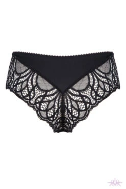 Jolidon Angels Black Lace Brazilian Knicker -Mayfair Stockings Mayfair Stockingsd2249 d2249.neg 2 2 125