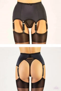 Cervin French Rivoli 6 Strap Suspender Belt -Mayfair Stockings Mayfair Stockingsporte jarretelles rivoli 6 Edit 1