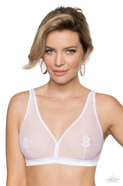 Roza Lisbet White Triangle Bra -Mayfair Stockings Mayfair Stockingsroza lisbet white web4 11