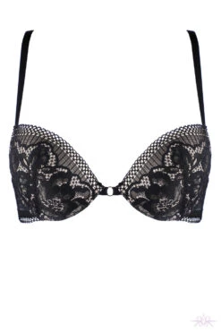 Jolidon Rock DJ Black Push Up Bra -Mayfair Stockings Mayfair Stockingss2237 s2237.neg 1 67