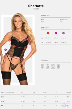 Obsessive Sharlotte Corset And Thong -Mayfair Stockings Mayfair Stockingssharlotte corset 01 9