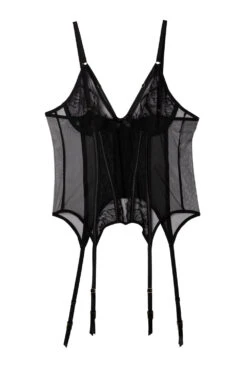 Playful Promises Fallon Basque -Mayfair Stockings playful promises corsets waspies fallon black lace and mesh basque 30244677353520 2000x 3f40d8cb d930 4008 827a 374a09be2350