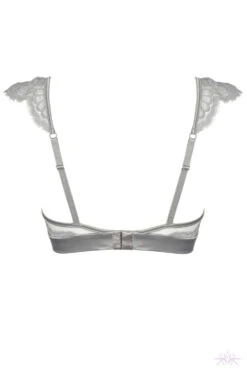 Prelude Marlene Grey Triangle Bra -Mayfair Stockings ys303 ys303.gri 4 Mayfair Stockings 149